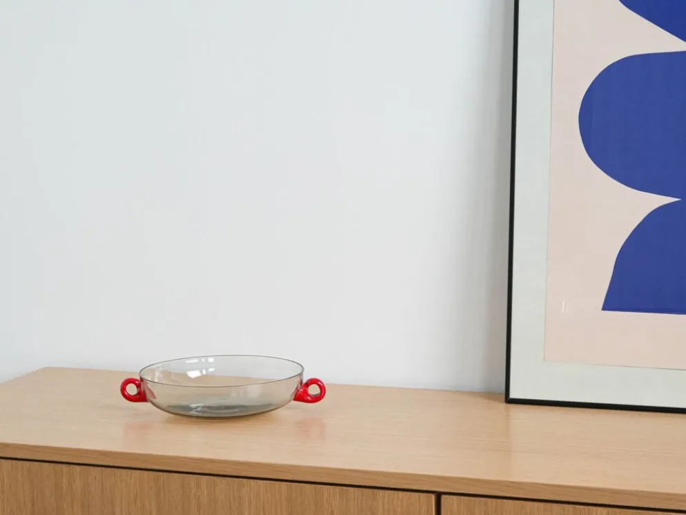 Bol en verre, design italien, années 1970, fabriqué en Italie