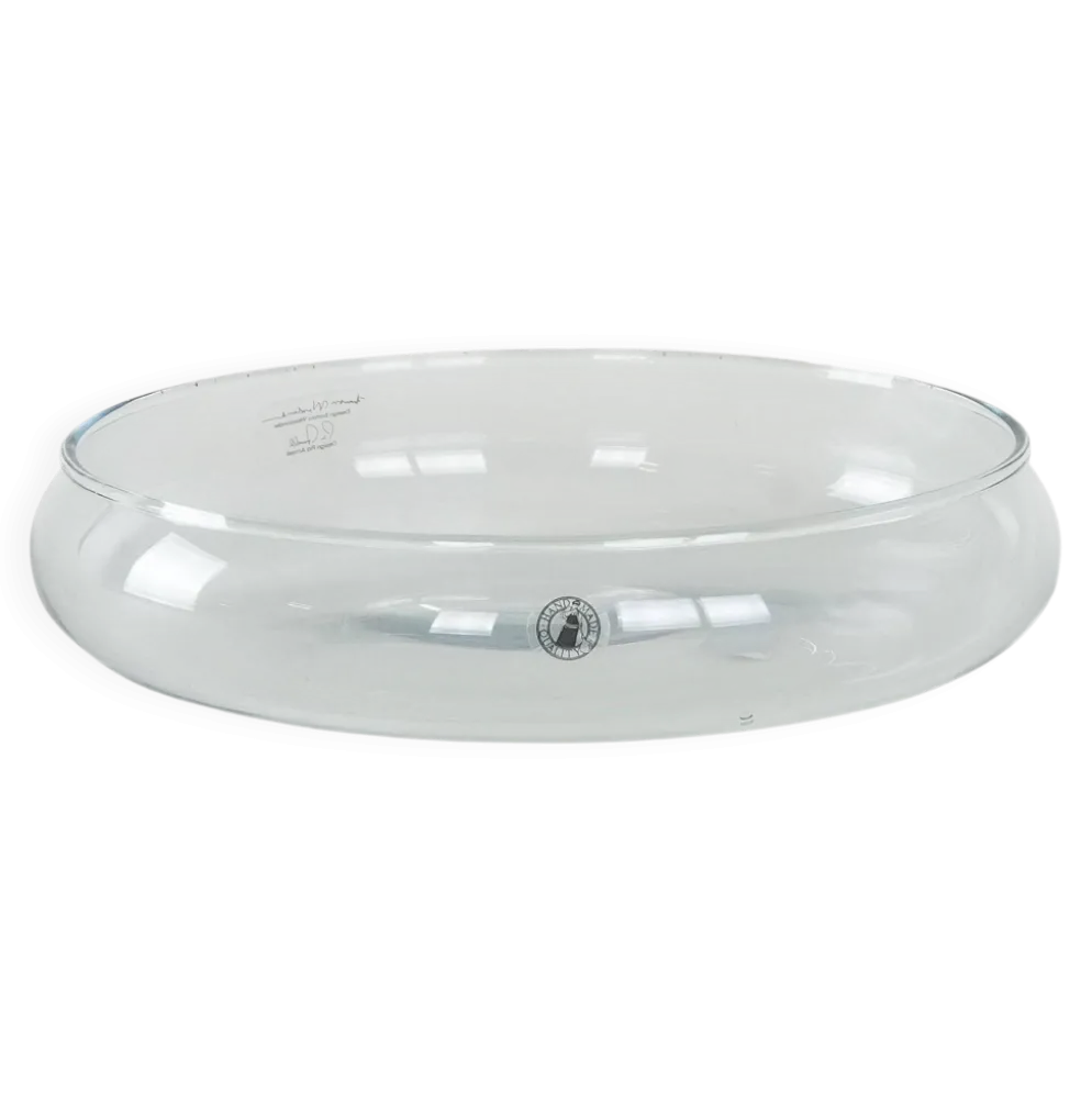 Bol en verre, design suédois, années 1980, fabriqué par IKEA