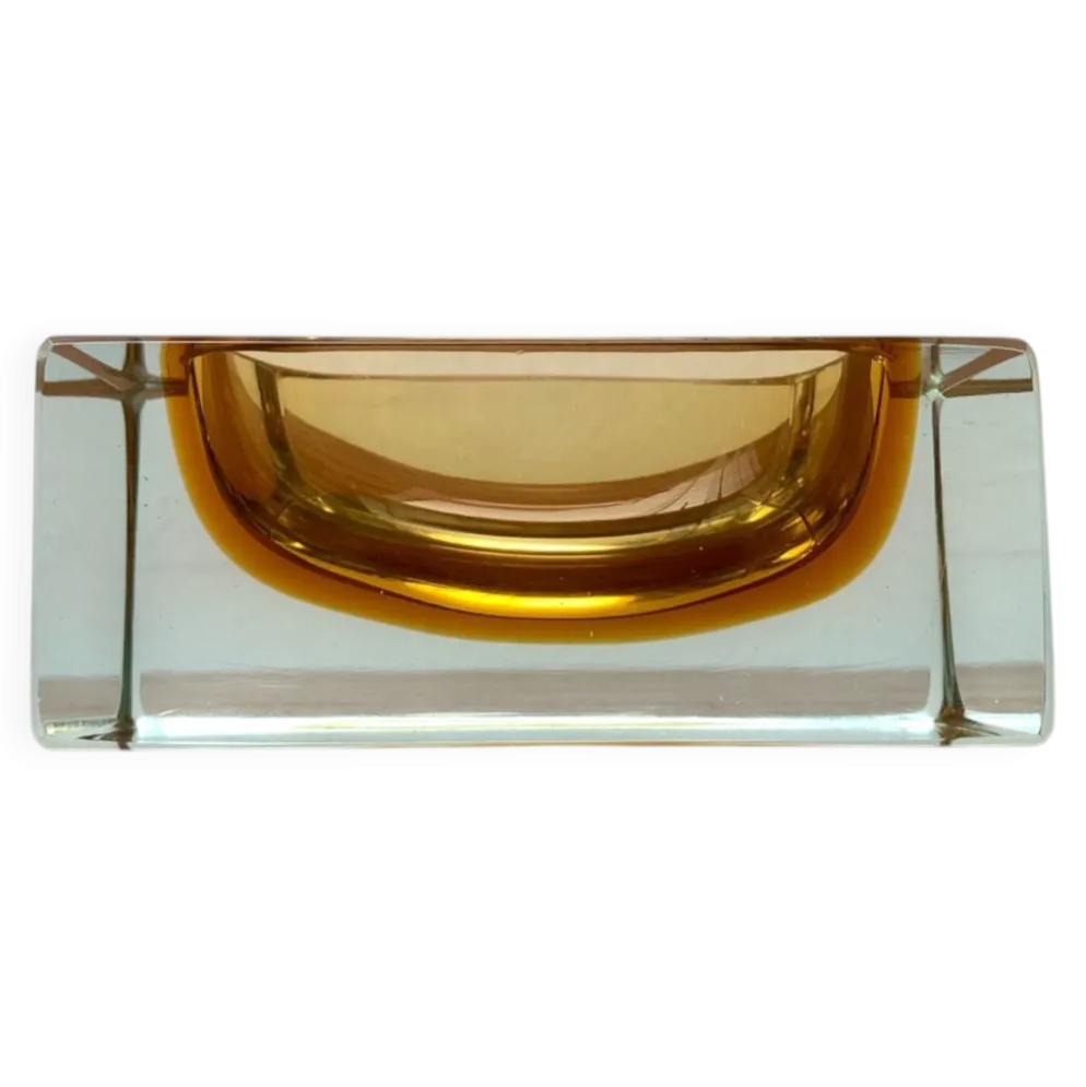 Bol en verre Murano Sommerso des années 1960