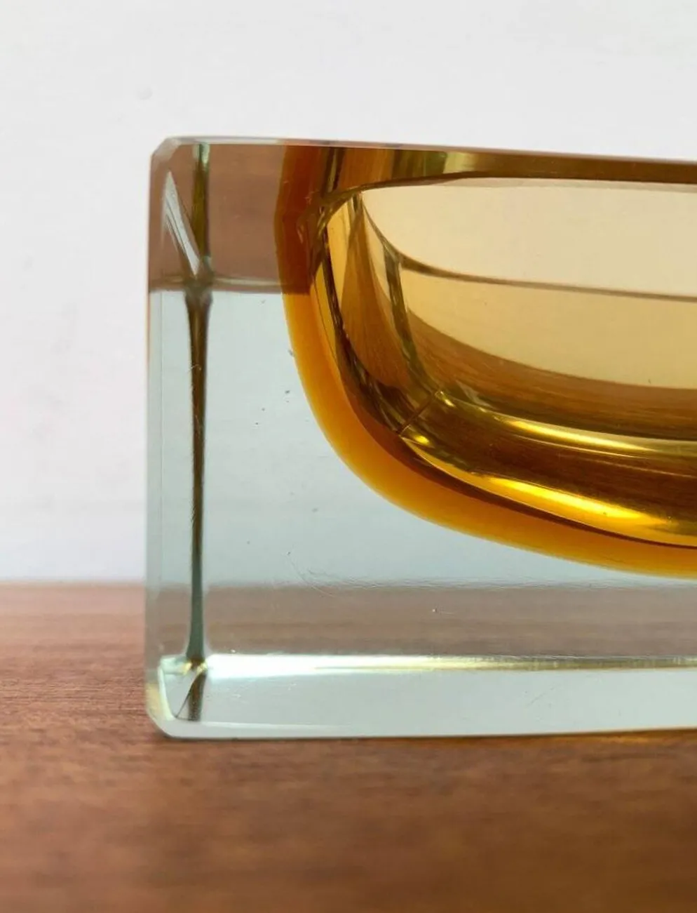 Bol en verre Murano Sommerso des années 1960