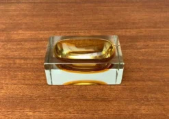 Bol en verre Murano Sommerso des années 1960