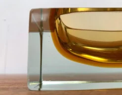 Bol en verre Murano Sommerso des années 1960