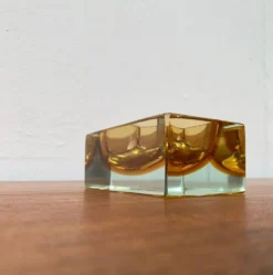 Bol en verre Murano Sommerso des années 1960