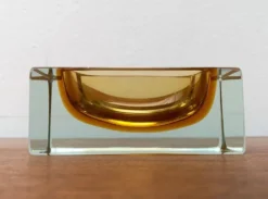 Bol en verre Murano Sommerso des années 1960