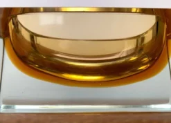 Bol en verre Murano Sommerso des années 1960