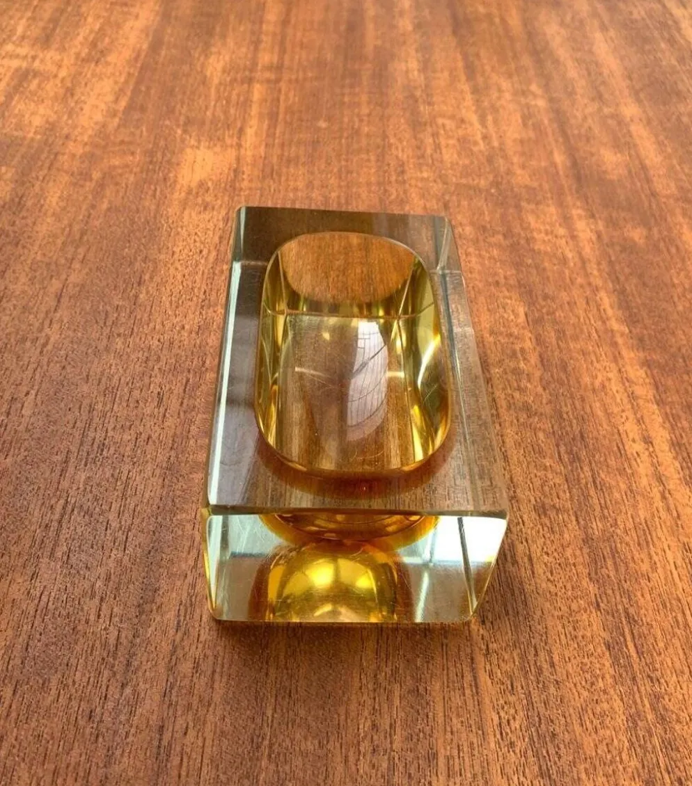 Bol en verre Murano Sommerso des années 1960