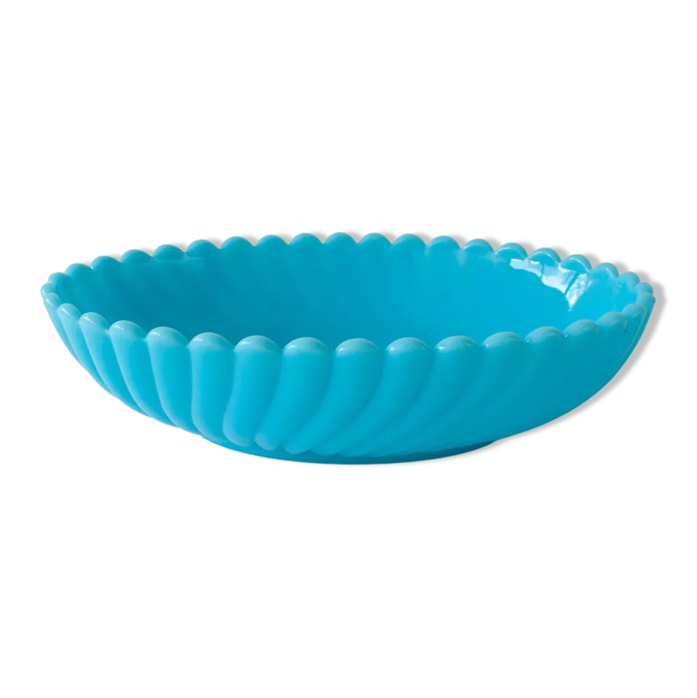 Bol en verre portugais Art Déco par IVIMA, années 1940