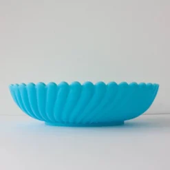 Bol en verre portugais Art Déco par IVIMA, années 1940