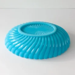 Bol en verre portugais Art Déco par IVIMA, années 1940