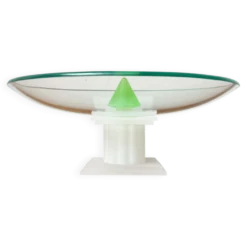 Bol en verre postmoderne du Montana, années 1980