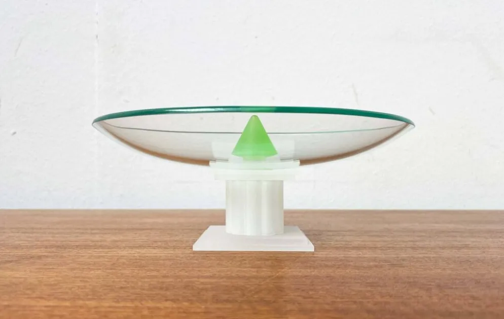 Bol en verre postmoderne du Montana, années 1980
