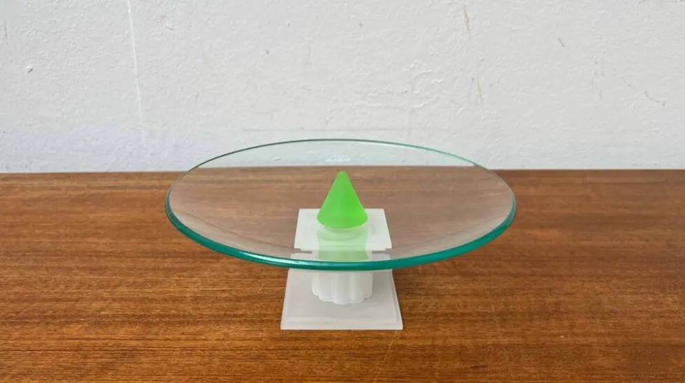 Bol en verre postmoderne du Montana, années 1980