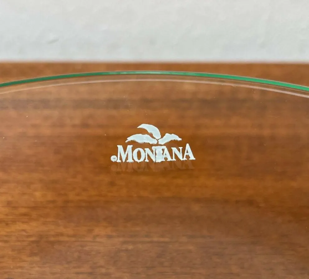 Bol en verre postmoderne du Montana, années 1980
