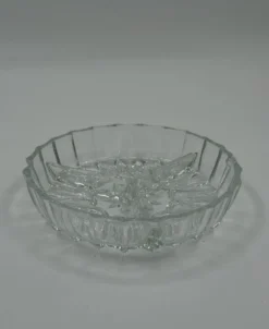 Bol en verre pressé vintage