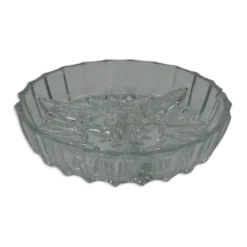 Bol en verre pressé vintage