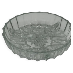 Bol en verre pressé vintage