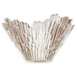 Bol en verre Revontulet de Tauno Wirkkala pour Humppila, milieu-centre.