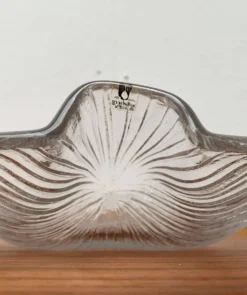 Bol en verre suédois vintage de Pukeberg Glass, années 1970