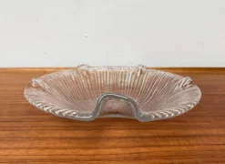 Bol en verre suédois vintage de Pukeberg Glass, années 1970