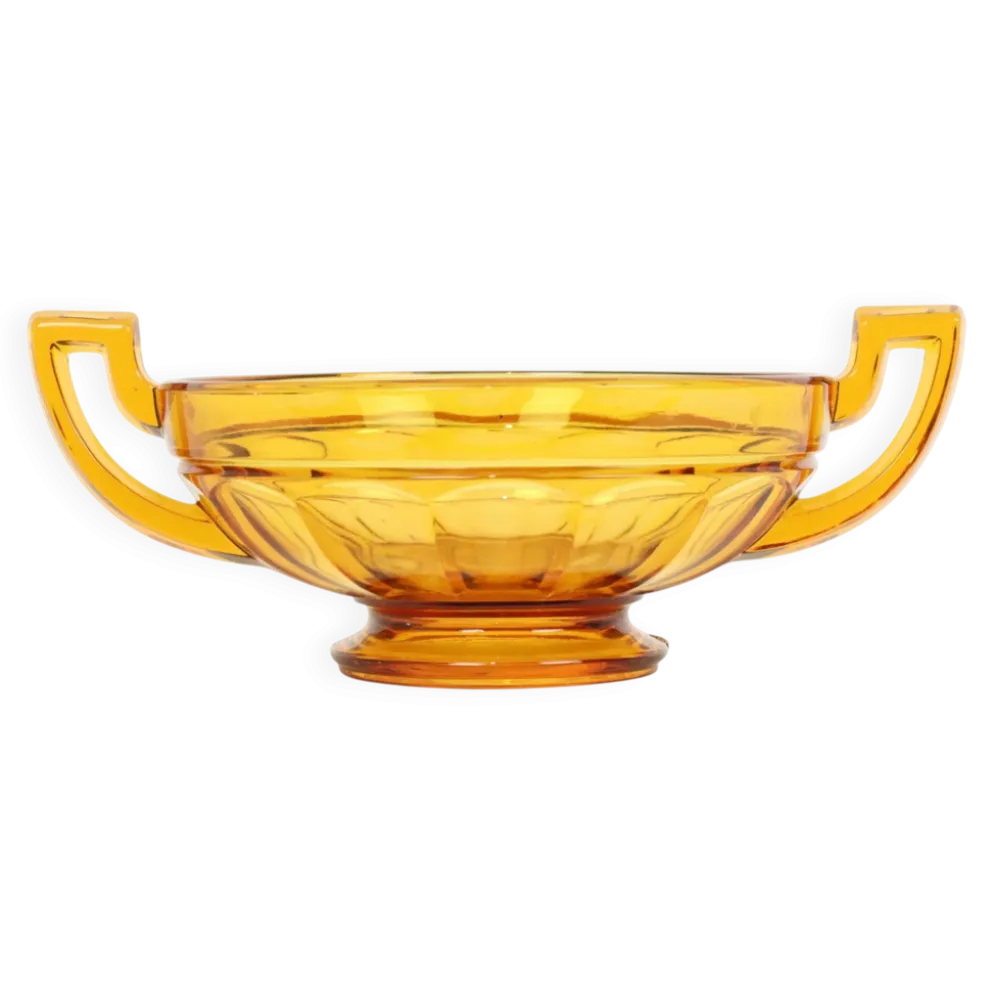 Bol à fruits Art Déco Val Saint Lambert 'Noémie' (Luxval), 1935