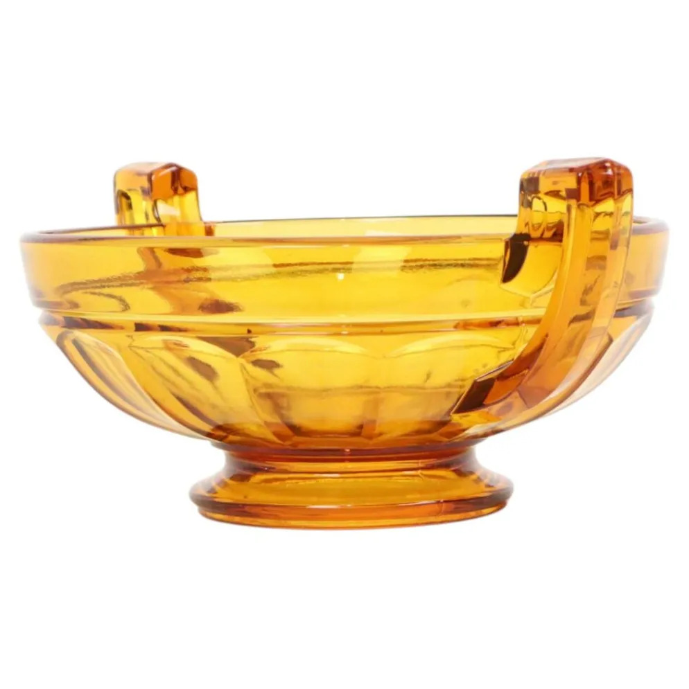 Bol à fruits Art Déco Val Saint Lambert 'Noémie' (Luxval), 1935