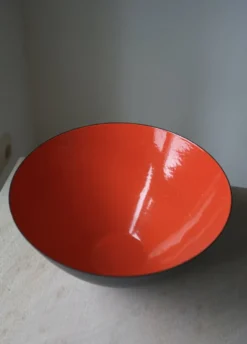 Bol Krenit noir et rouge par Herbert Krenchel, Danemark