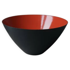 Bol Krenit noir et rouge par Herbert Krenchel, Danemark