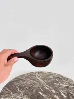 Bol à poignée brésilien en jacaranda de Jean Gillon pour WoodArt