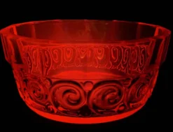 Bol, saladier Val Saint Lambert - Modèle "Rosette" - 1935