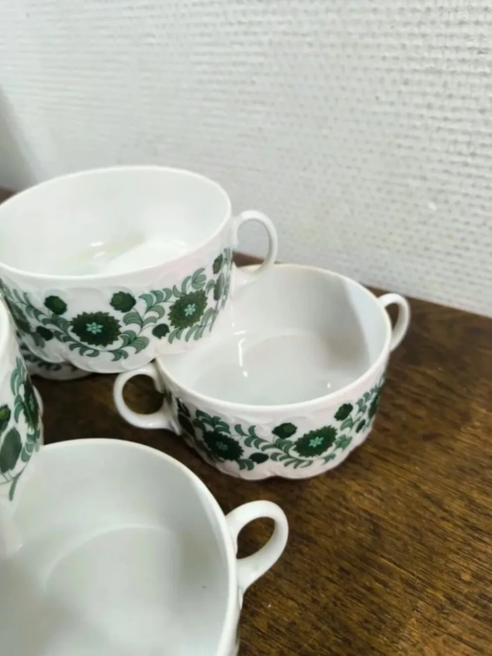 Bols à bouillon / soupe vintage Rosenthal Monbijou Giscard (x6)