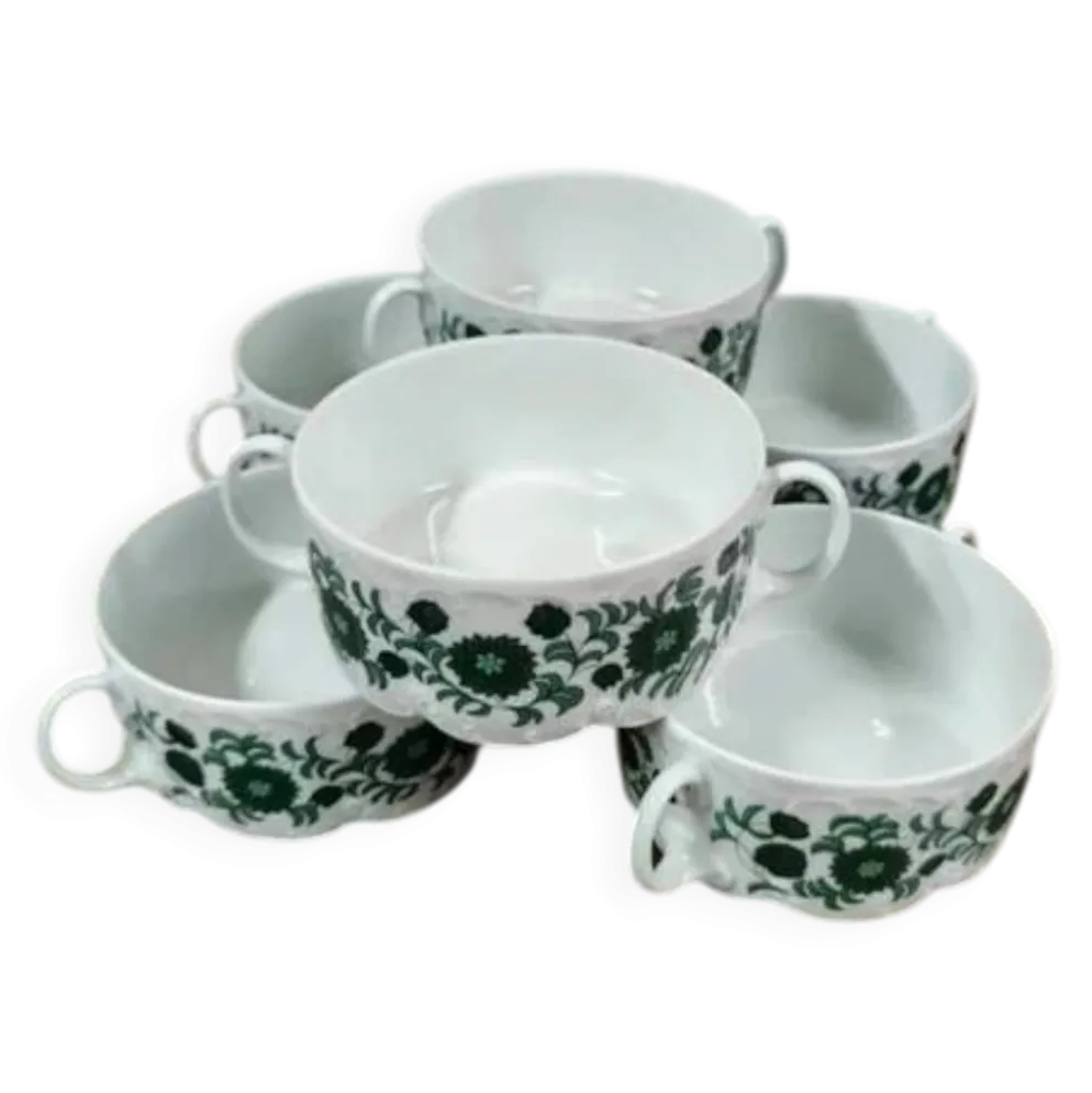 Bols à bouillon / soupe vintage Rosenthal Monbijou Giscard (x6)