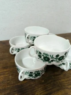 Bols à bouillon / soupe vintage Rosenthal Monbijou Giscard (x6)