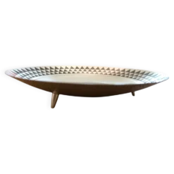 Bol sculptural Bauhaus en métal argenté WMF Ikora par Paul Haustein, 1920