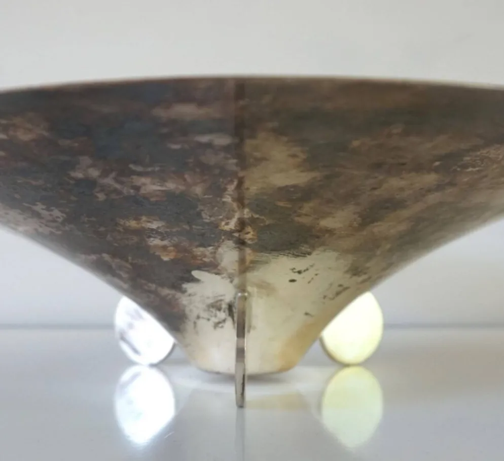Bol sculptural Bauhaus WMF Ikora par Paul Haustein, 1920