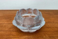 Bols en verre danois de style mid-century moderne de Holmegaard, années 1960, ensemble de 3
