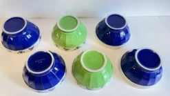 3 BOLS Porcelaine Italienne SATURNIA Vintage