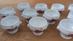 Bols à soupe en porcelaine Pyrolux Lourioux