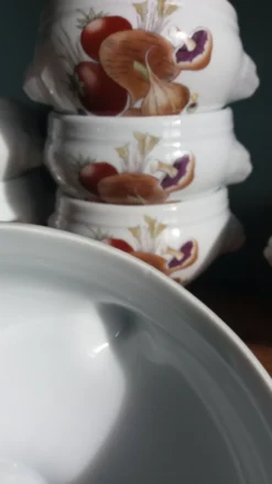 Bols à soupe en porcelaine Pyrolux Lourioux