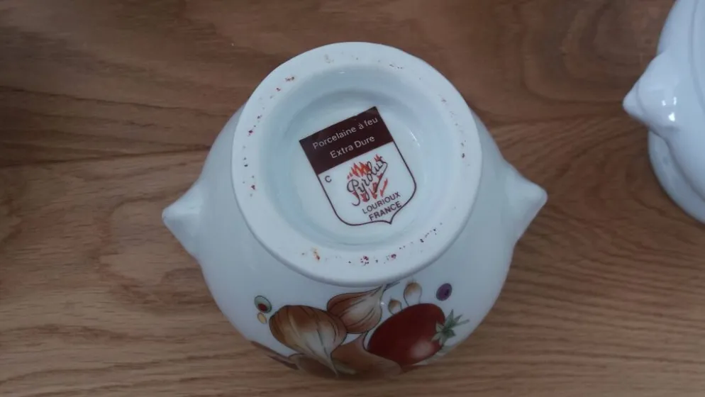 Bols à soupe en porcelaine Pyrolux Lourioux