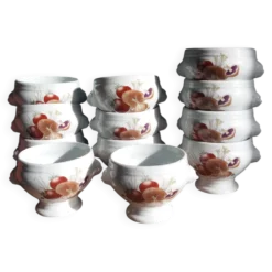 Bols à soupe en porcelaine Pyrolux Lourioux