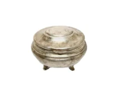 Bol à sucre en argent Art Déco, années 1950