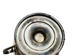 Bol à sucre en argent Art Déco, années 1950