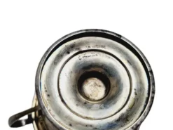 Bol à sucre en argent Art Déco, années 1950
