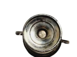 Bol à sucre en argent Art Déco, années 1950