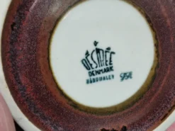 Bol à sucre en céramique avec couvercle par Desiree danoise, années 1970.