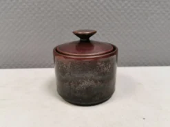 Bol à sucre en céramique avec couvercle par Desiree danoise, années 1970.