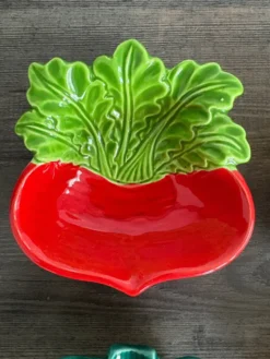 Bols vintage Made in Japan – céramique figurative légumes, esprit pop