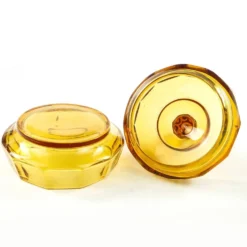 Bonbonnière Art Déco, cristal, Moser, Tchécoslovaquie, années 1930