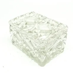 Bonbonnière Art Déco, cristal, Suède, années 1930