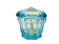 Bonbonnière Biedermeier de Moser, Bohême, années 1890